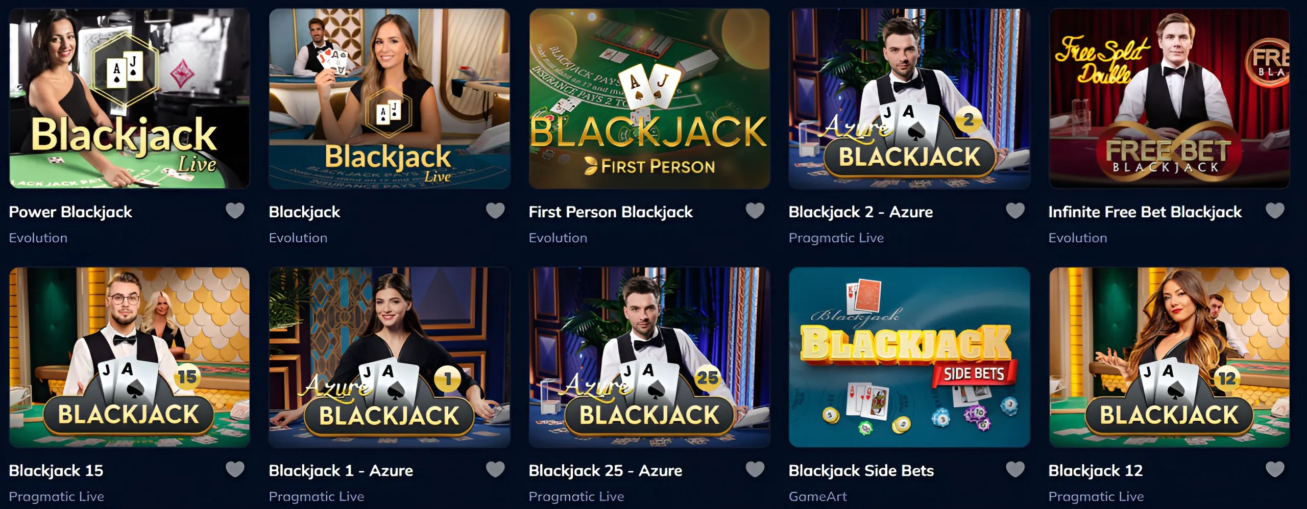 Blackjack στο Καζίνο RioAce